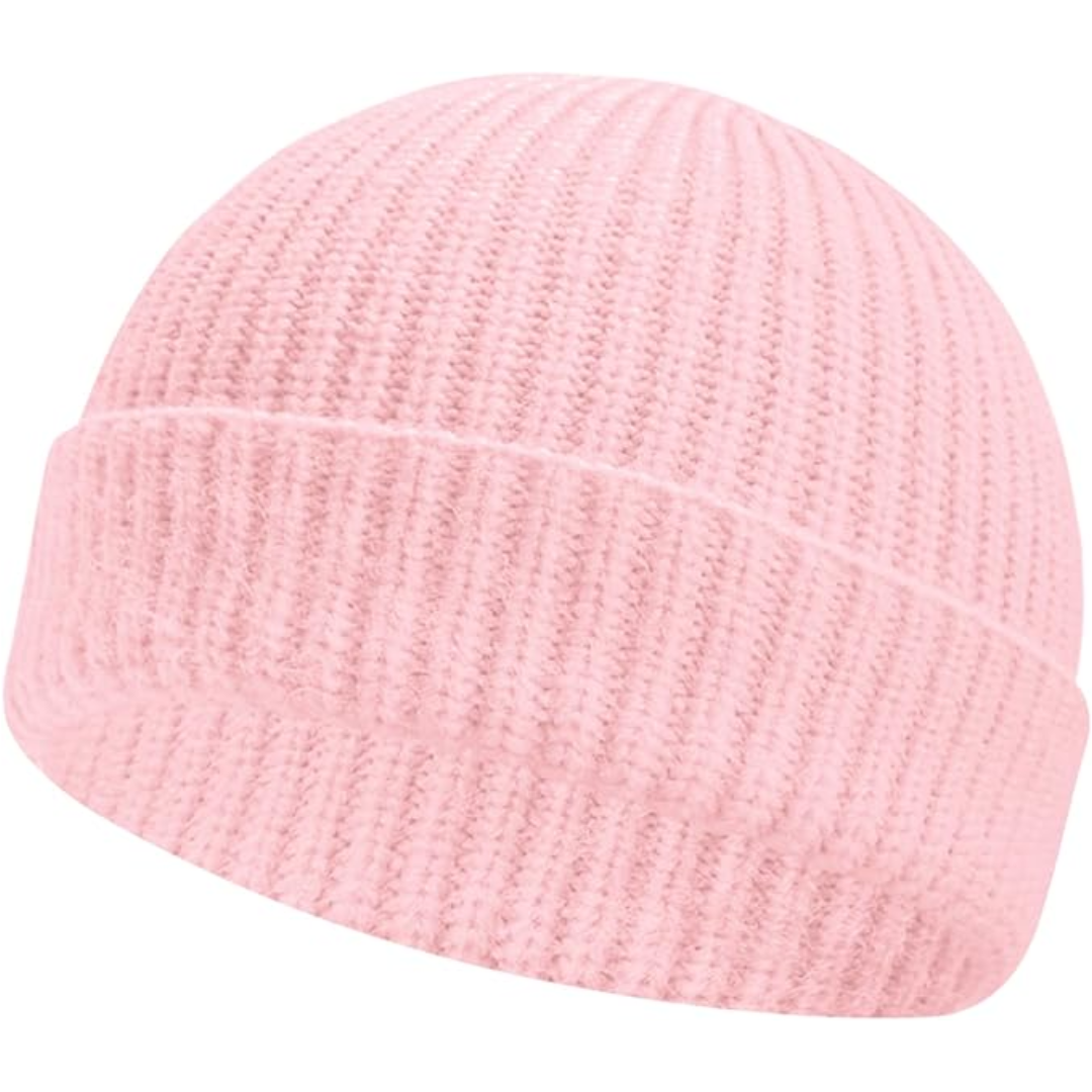 Knitted Winter Beanie - Robin-Pink-The Livary