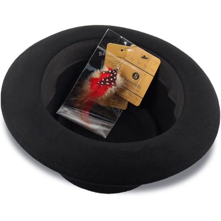 Wool Felt Fedora Hat - Camille-The Livary