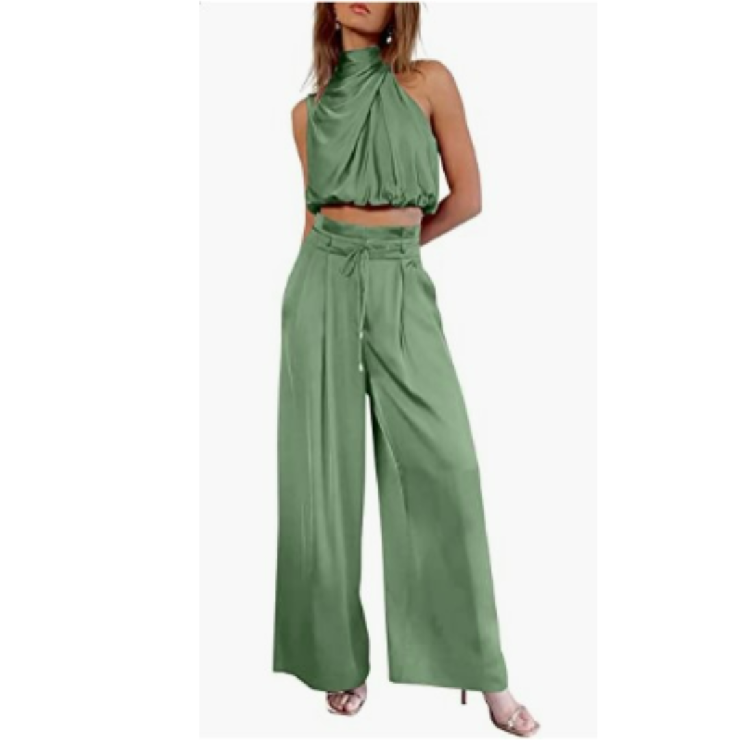 Summer Women's Jumpsuit – Yara-Light green-XS-The Livary