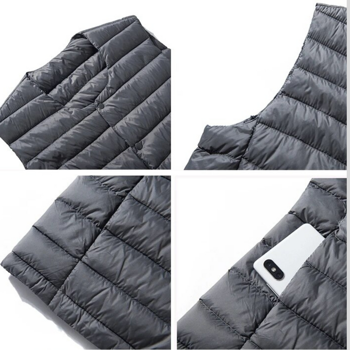 Ultralight down vest for men – Laurent-Black-S-The Livary