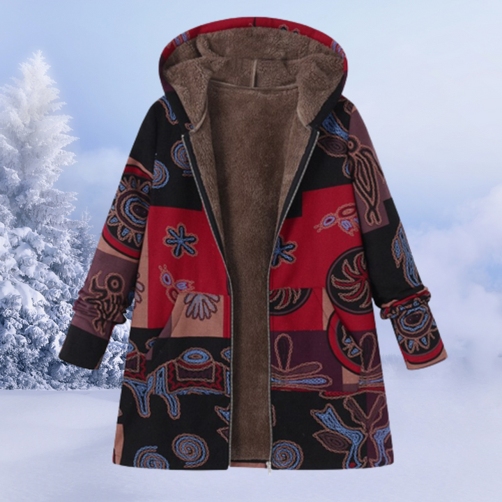 Comfortable Ladies' Winter Coat - Liora-Dark blue-S-The Livary