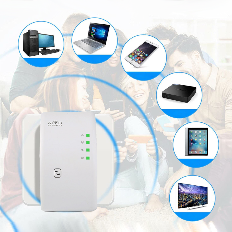 Wireless WiFi Booster - NetBlaze-The Livary
