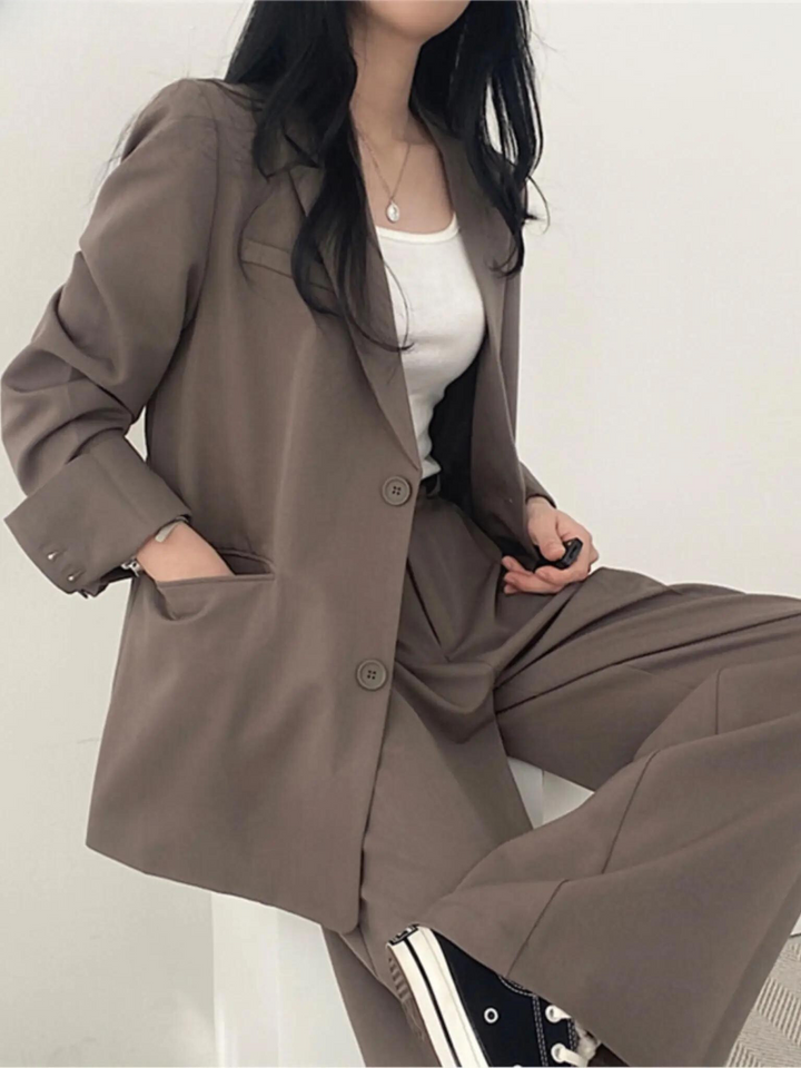 Two-Piece Ladies Suit - Sophie-Black-S-The Livary