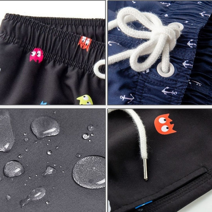 Trendy & quick-drying men's swim shorts with pockets – Matteo-Trees-S-The Livary
