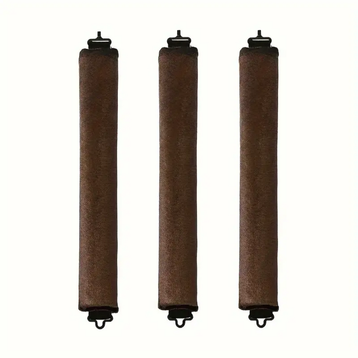 Heatless Hair Curler Set - Soft Curls While You Sleep-Brown-3 pieces-The Livary