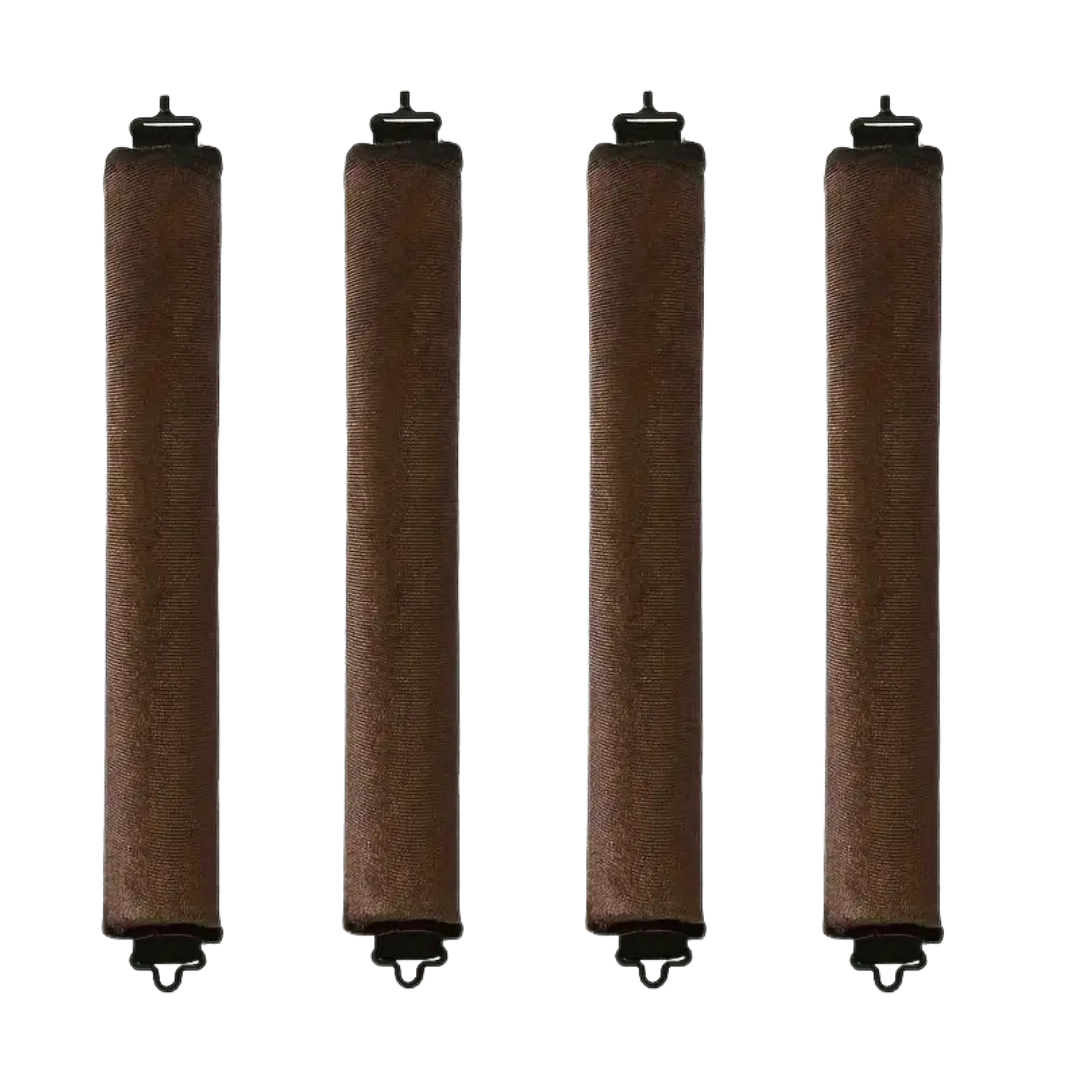 Heatless Hair Curler Set - Soft Curls While You Sleep-Brown-4 pieces-The Livary