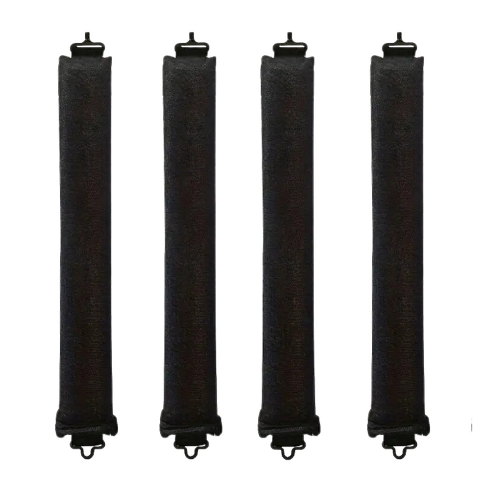 Heatless Hair Curler Set - Soft Curls While You Sleep-Black-4 pieces-The Livary