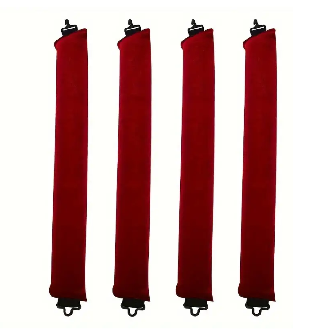 Heatless Hair Curler Set - Soft Curls While You Sleep-Red-4 pieces-The Livary