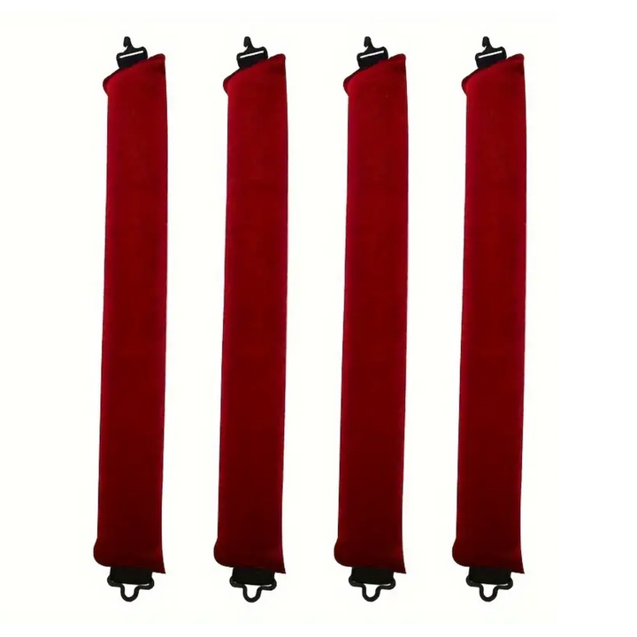 Heatless Hair Curler Set - Soft Curls While You Sleep-Red-4 pieces-The Livary