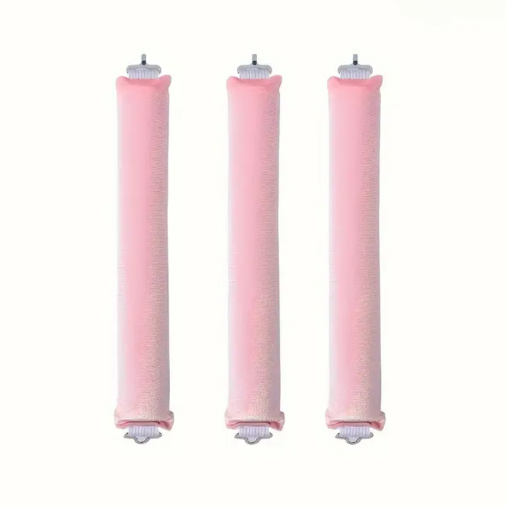 Heatless Hair Curler Set - Soft Curls While You Sleep-Pink-3 pieces-The Livary
