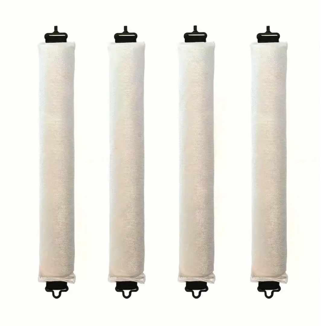 Heatless Hair Curler Set - Soft Curls While You Sleep-Beige-4 pieces-The Livary