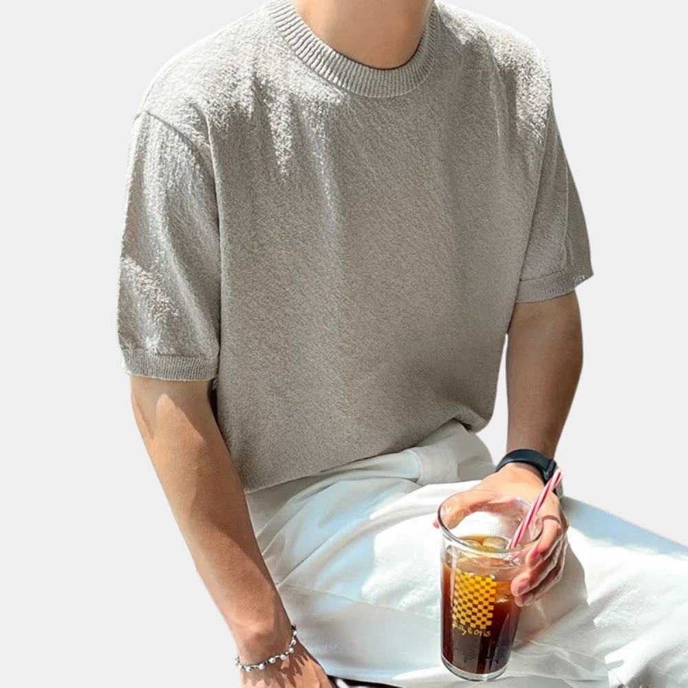 Simple and Stylish Men's T-Shirt - Joey-Green-S-The Livary