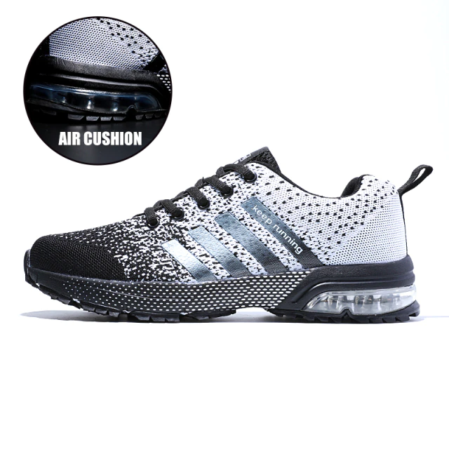 Light & Orthopaedic Comfort Sneakers with Cushioning – Movix Air-White-3-The Livary