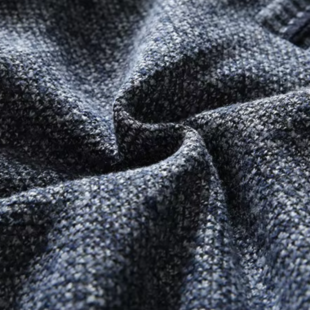 Shizley - Men's Sweater with High Neck and Zip Closure-Dark grey-S-The Livary