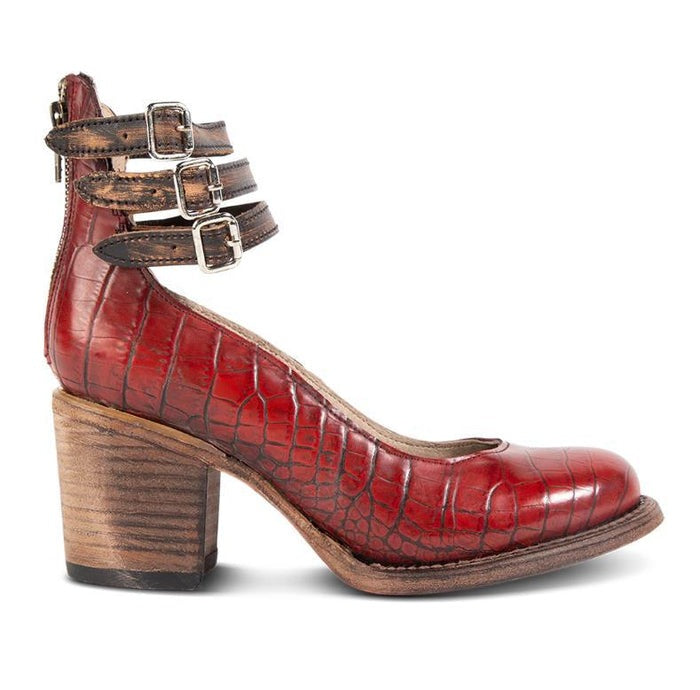 Comfortable & stylish women's leather shoes with non-slip sole – Amalia-Brown-2.5-The Livary