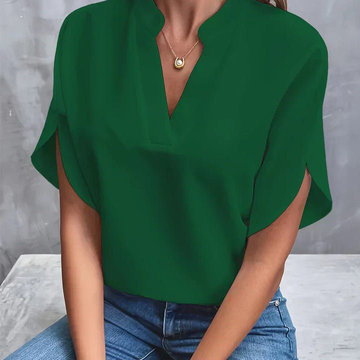 Elegant and Lightweight Ladies' Blouse – Isabella-Green-XS-The Livary