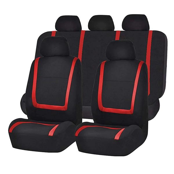9-Piece Universal Car Seat Covers – AutoLuxe-Red-The Livary