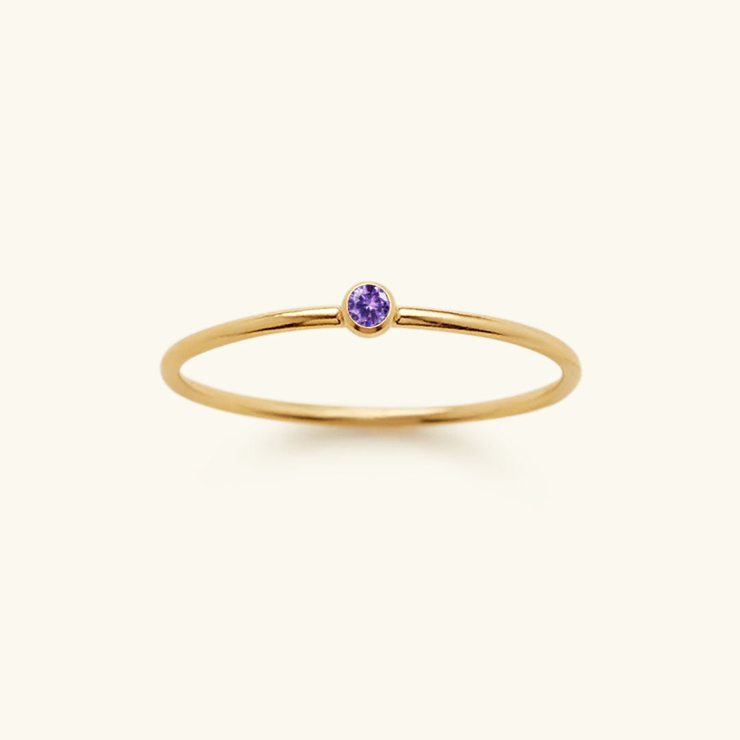 Birthstone Ring - Celestia-1.93 in-February - Purple-The Livary