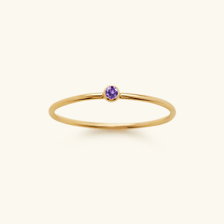 Birthstone Ring - Celestia-1.93 in-February - Purple-The Livary