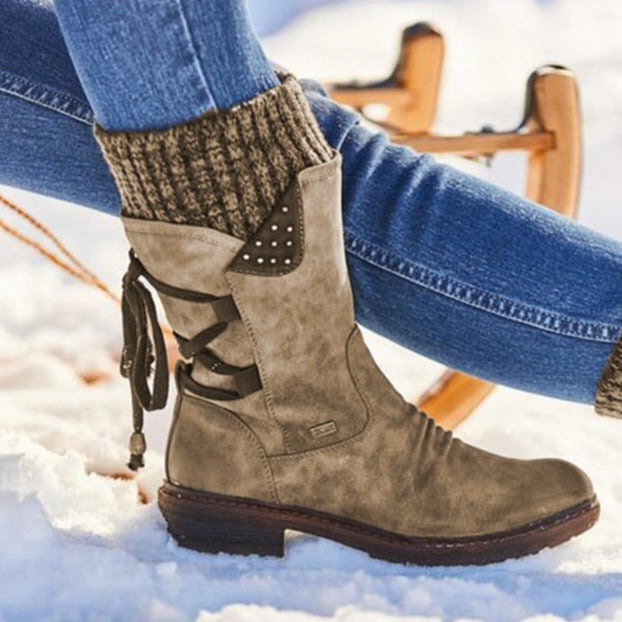 Luxurious Leather Shoes - Claire-Brown-2.5-The Livary