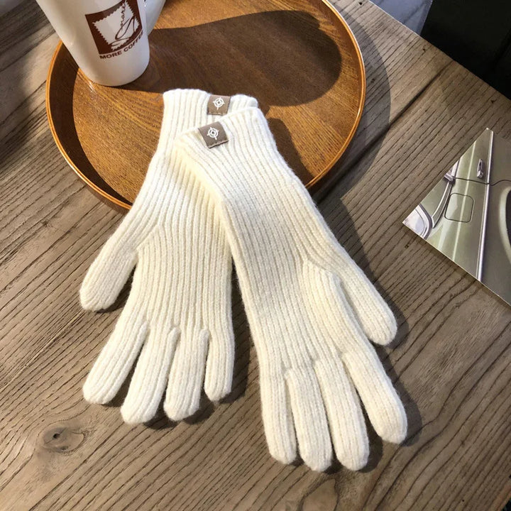 Comfortable Women's Gloves - Isolde-White-The Livary