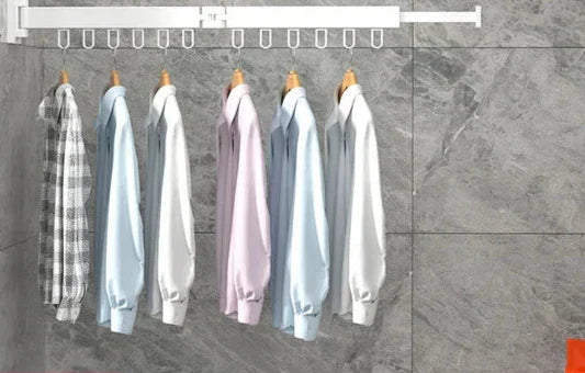 Clothes Drying Rack – Dryvo-2-fold bar white-The Livary