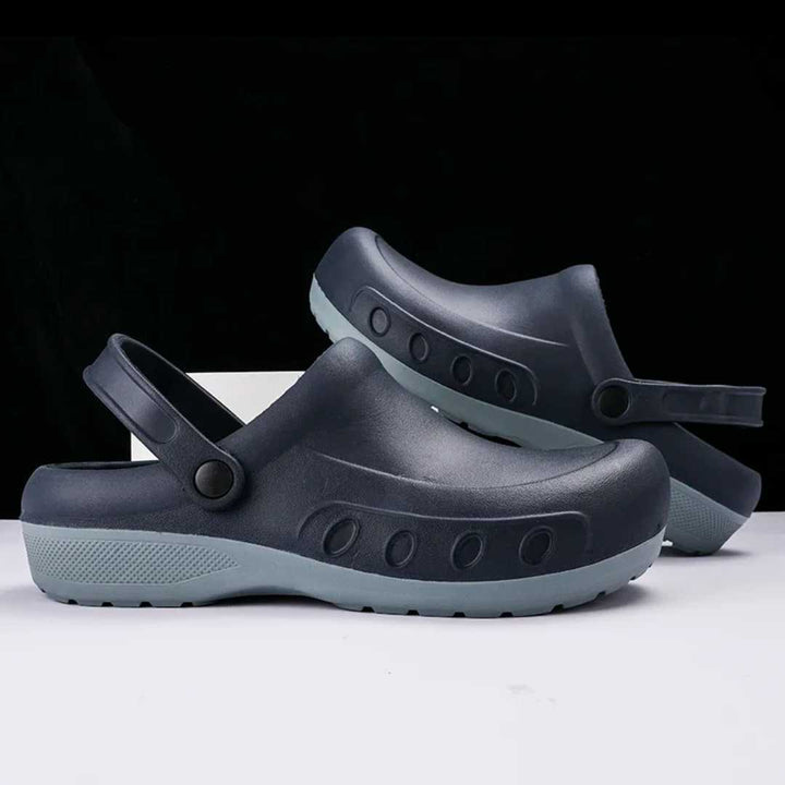 Anti-slip Professional Chef Shoes - GripChef-Blue-4.5-The Livary