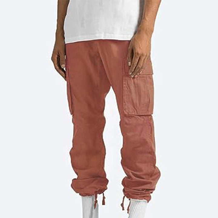 Howard - Casual Cargo Trousers for Men-Grey-S-The Livary