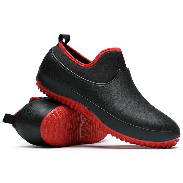 Waterproof Slip-On Work Shoes for Comfort and Safety – Lennart-Red-3-The Livary