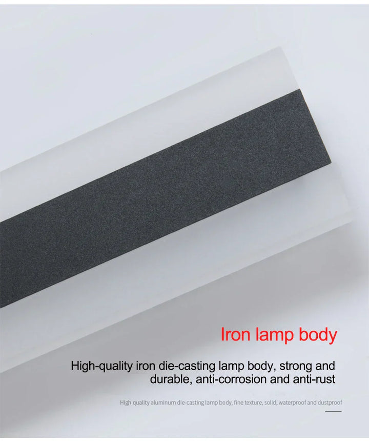 Waterproof Outdoor Wall Lamp - AquaLume-Warm White-11.81 x 3.54 inches 9W-The Livary