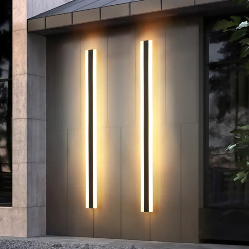 Waterproof Outdoor Wall Lamp - AquaLume-Warm White-11.81 x 3.54 inches 9W-The Livary