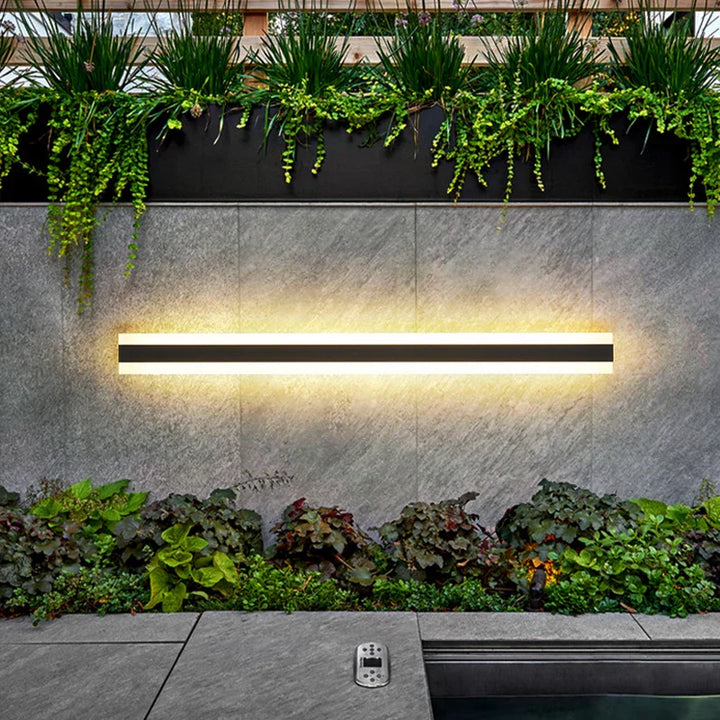 Waterproof Outdoor Wall Lamp - AquaLume-Warm White-11.81 x 3.54 inches 9W-The Livary