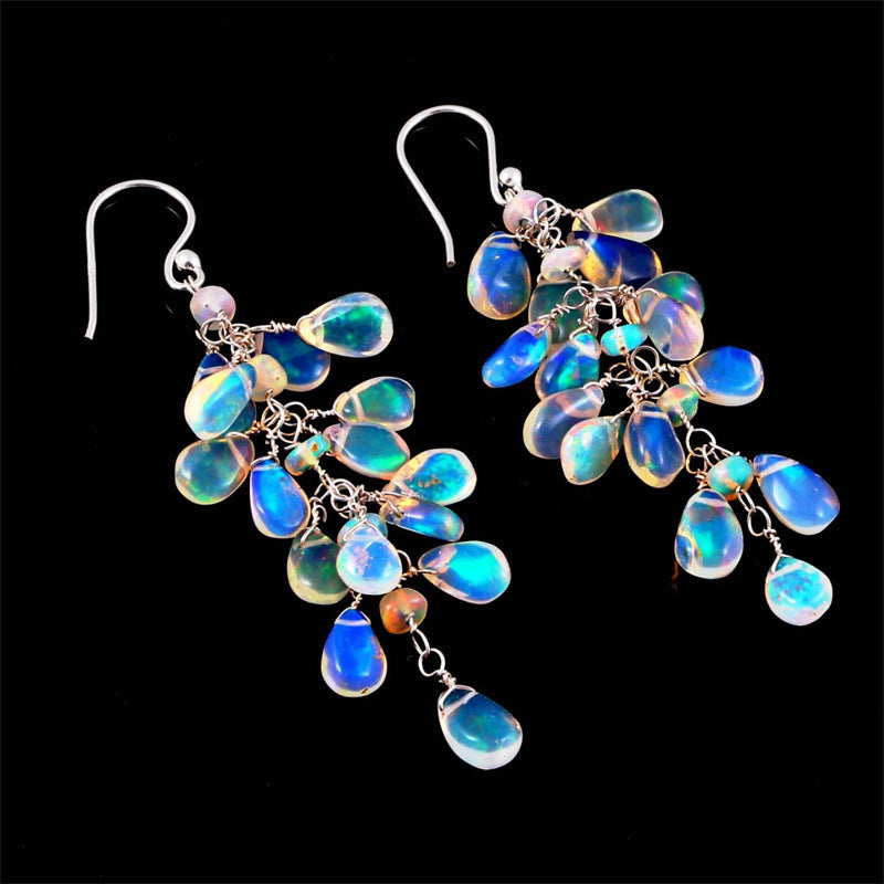 Moonstone Night Light Earrings - Jante-The Livary