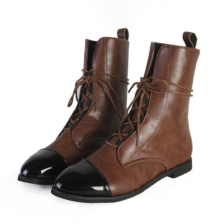 Stylish Ladies Ankle Boots - Vivienne-Brown-2.5-The Livary