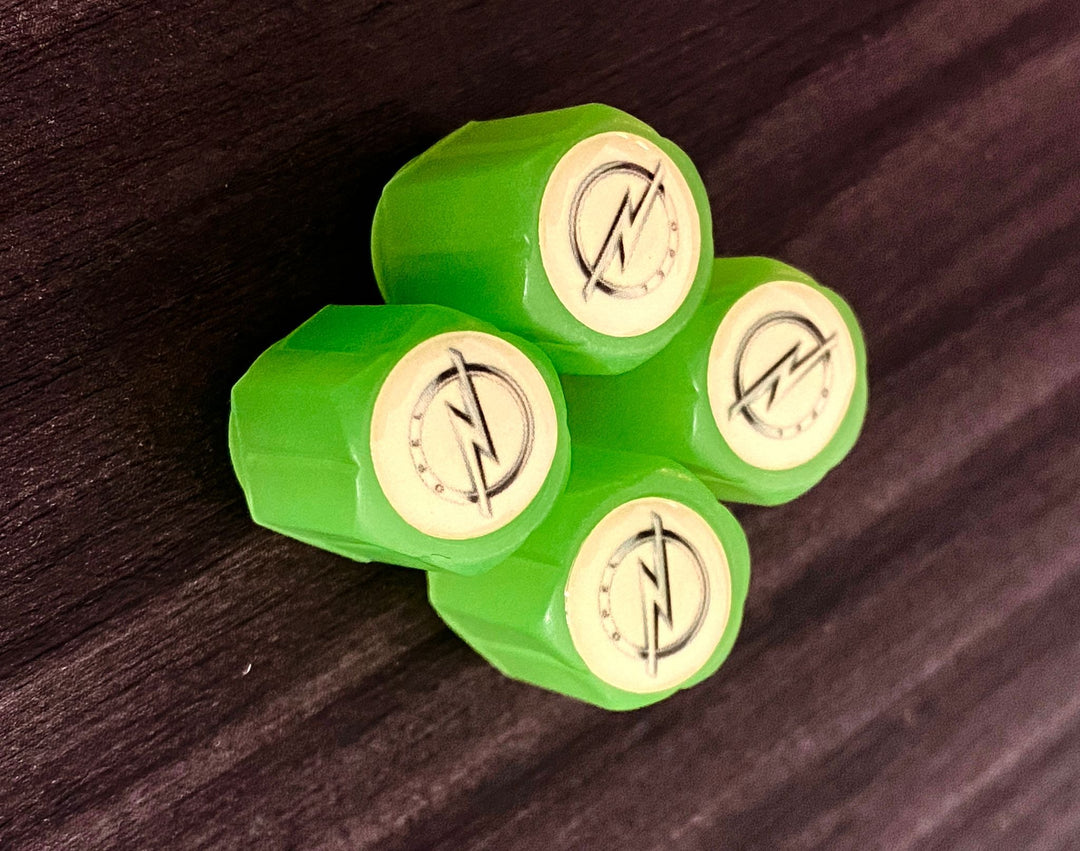 Set of 4 Glow-in-the-Dark Valve Caps with Logo – LuxaGlow-Opel-The Livary