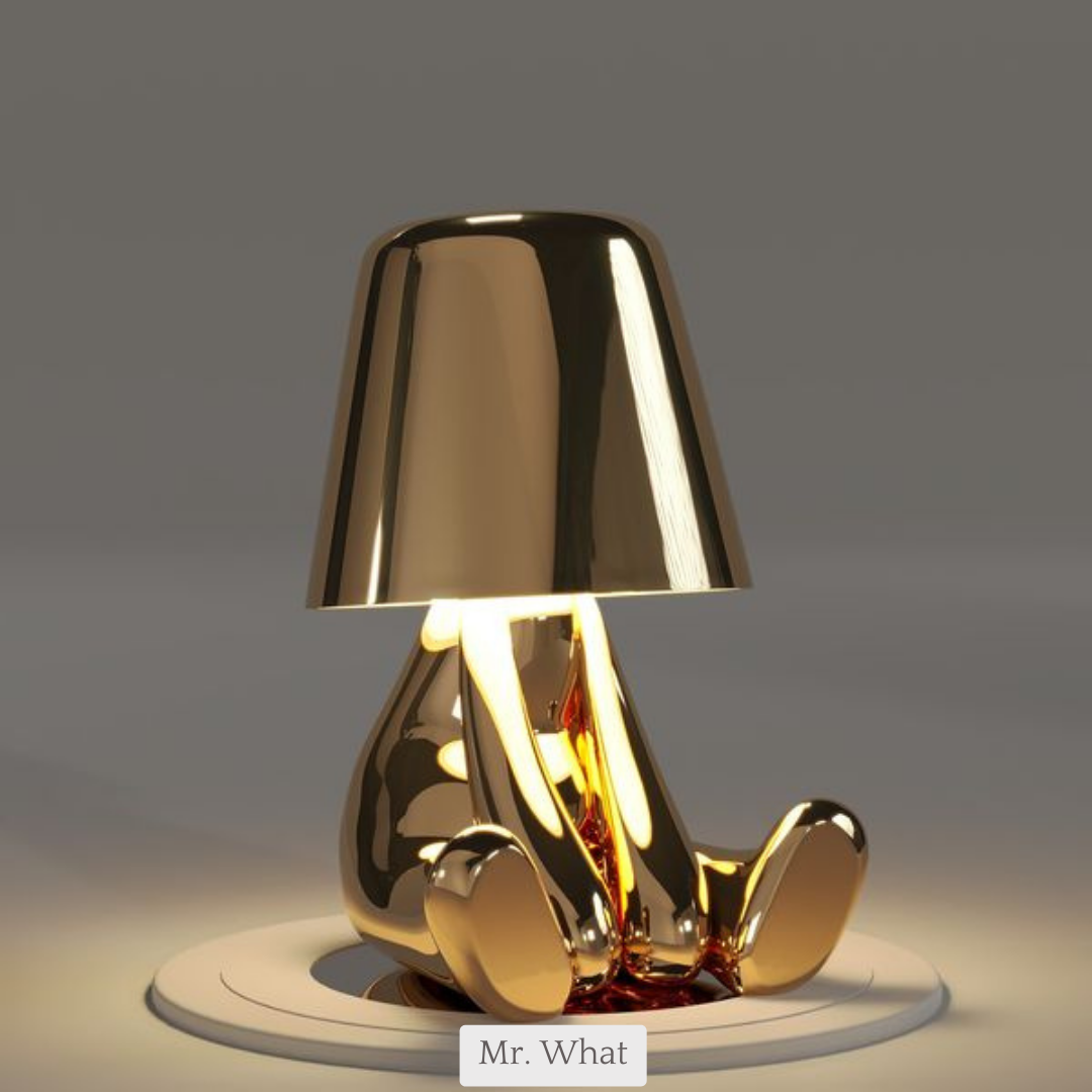 Lighting lamp for Thinkers - BrightMind-Gold-Mr. Wat-The Livary