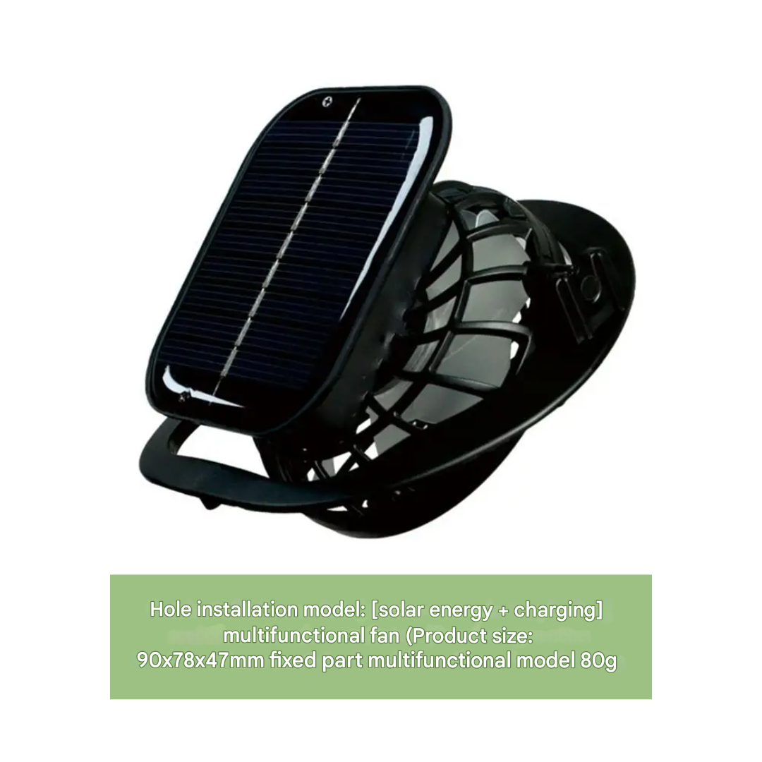 Outdoor sun hat with integrated solar fan – CoolBreeze Solar-A-The Livary