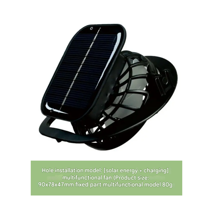 Outdoor sun hat with integrated solar fan – CoolBreeze Solar-A-The Livary
