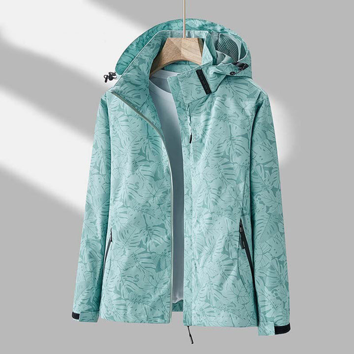 Windproof Ladies Jacket with Hood - Ayla-Mint green-M-The Livary
