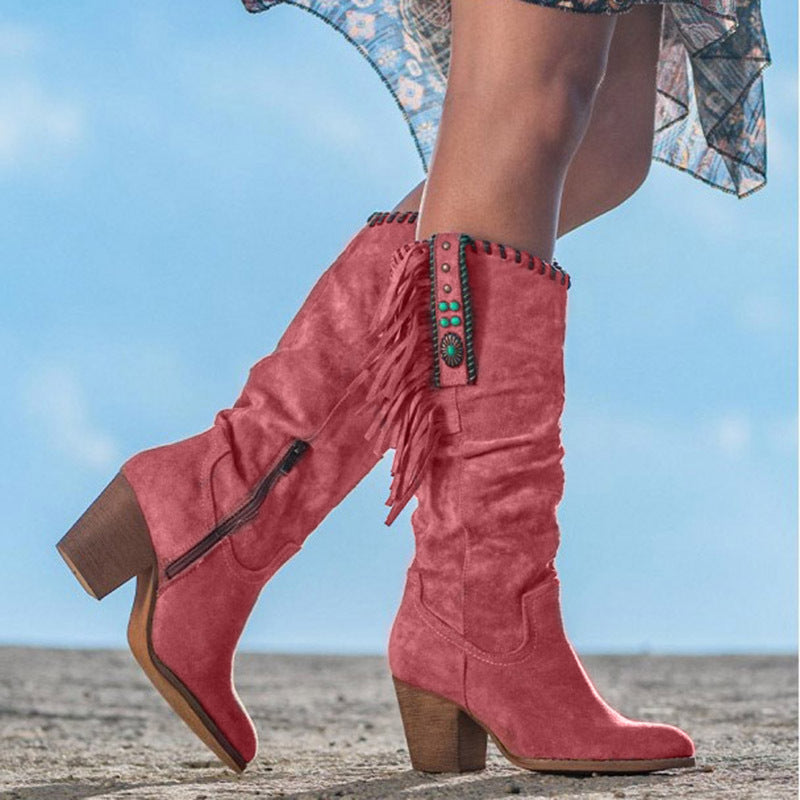Western Boots - Dakota-Red-2.0-The Livary