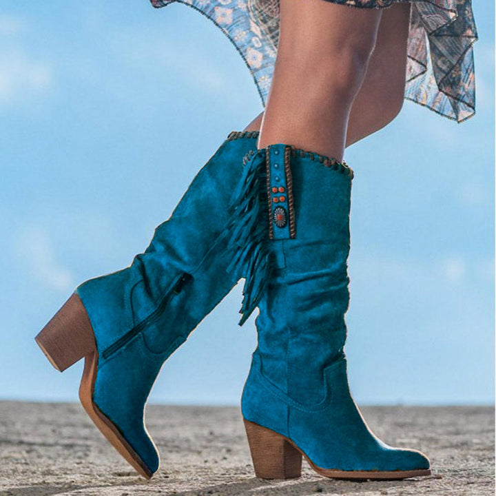 Western Boots - Dakota-Turquoise-2.0-The Livary
