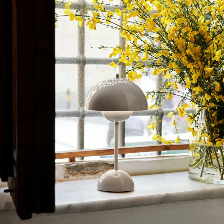 LED Table Lamp - MoonGlow-White-The Livary