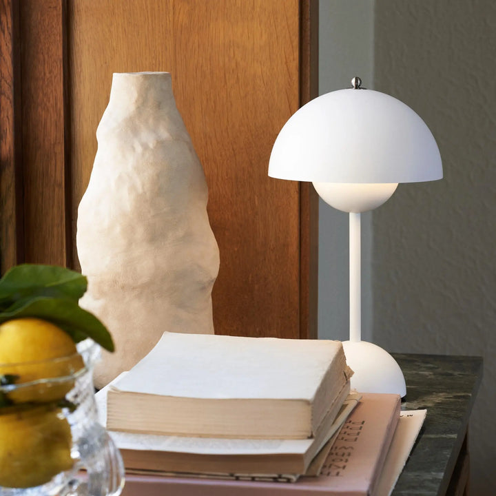 LED Table Lamp - MoonGlow-White-The Livary