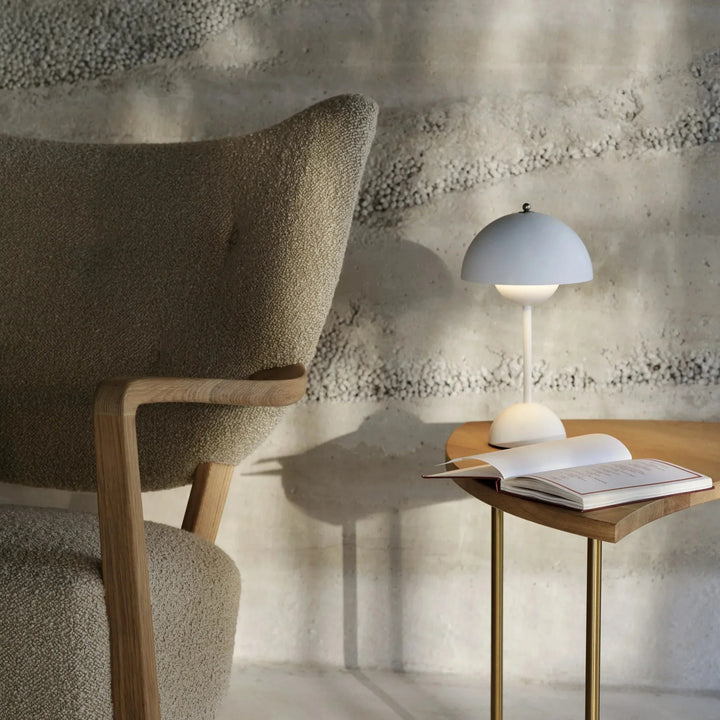 LED Table Lamp - MoonGlow-White-The Livary