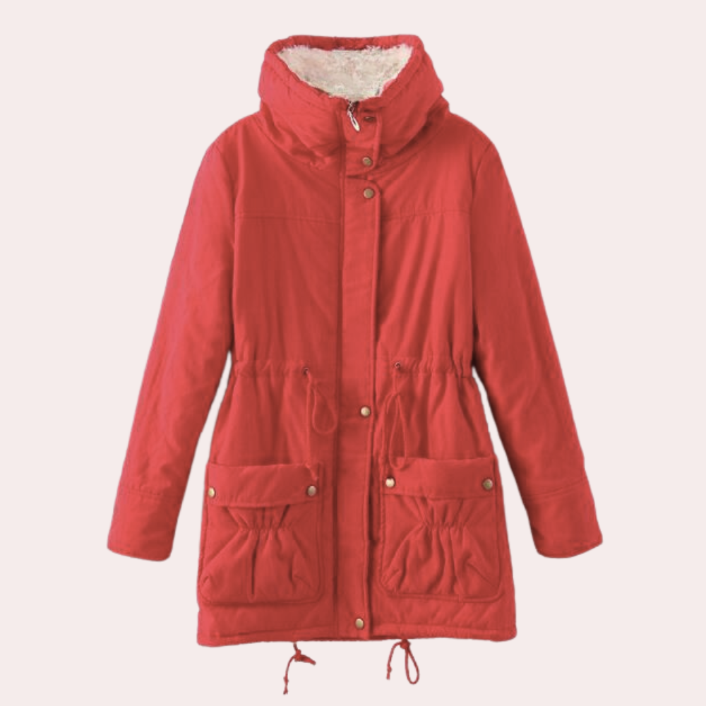 Comfortable Warm Women's Coat - Noelle-Black-XS-The Livary