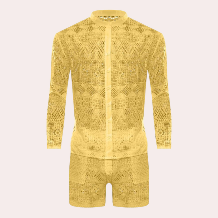 Lightweight Edge Somerset for Men - Cai-Yellow-S-The Livary