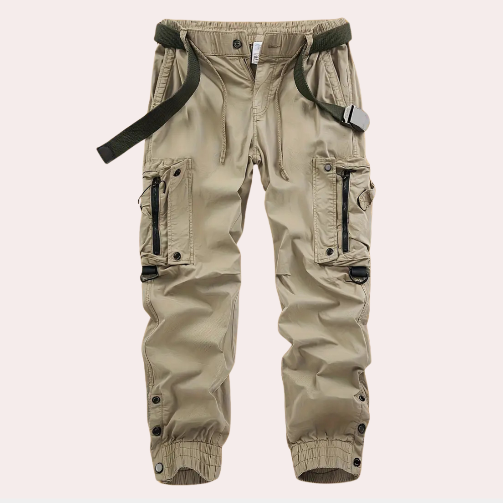 Stylish Cargo Trousers for Men - Logan-Brown-XS-The Livary