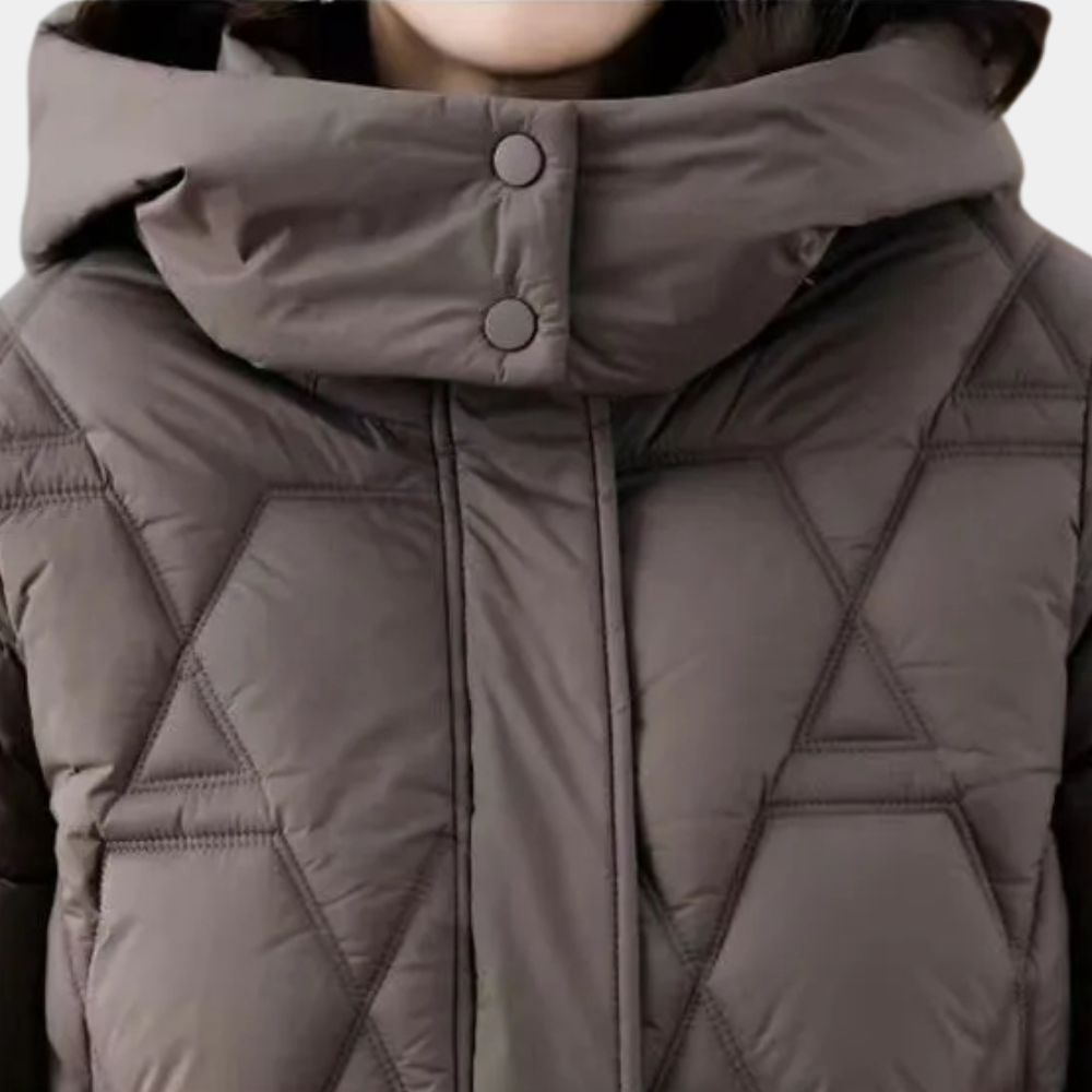 Stylish Quilted Ladies Jacket - Romy-Black-XS-The Livary
