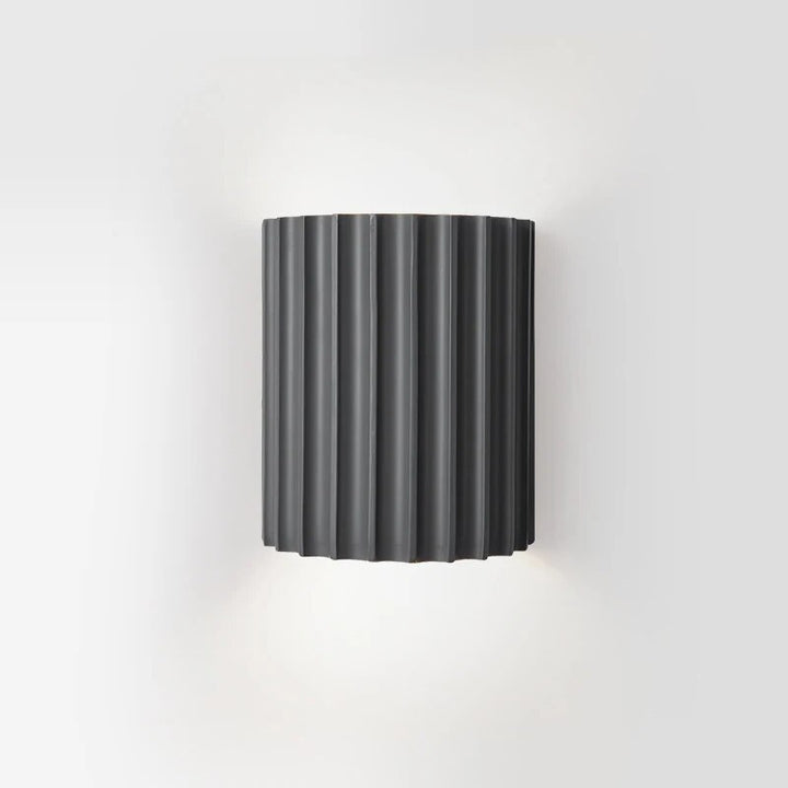 Stylish wall lamps made of synthetic resin - LumiResin-Gray-Warm wit-The Livary