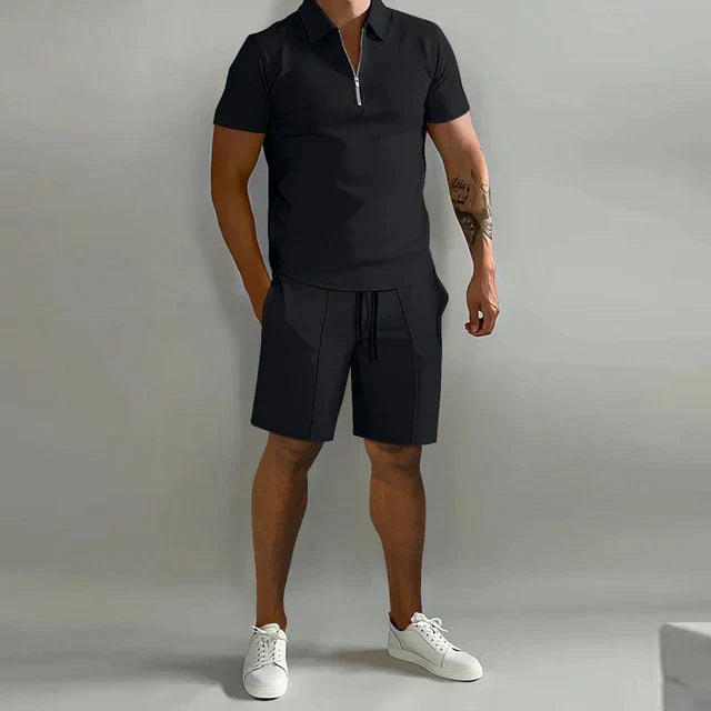 Luxury Men's Summer Set - Matteo-Black-S-The Livary